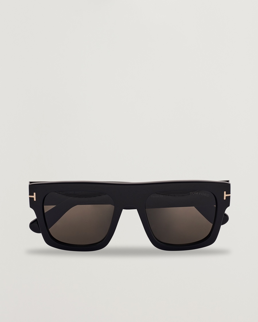Tom Ford Fausto FT0711 Sunglasses Black/Smoke – Svart