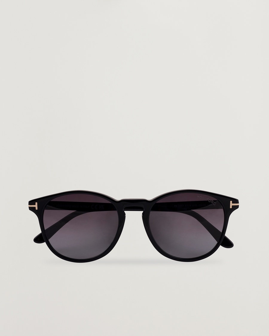 Tom Ford Lewis FT1097 Sunglasses Black/Smoke – Svart