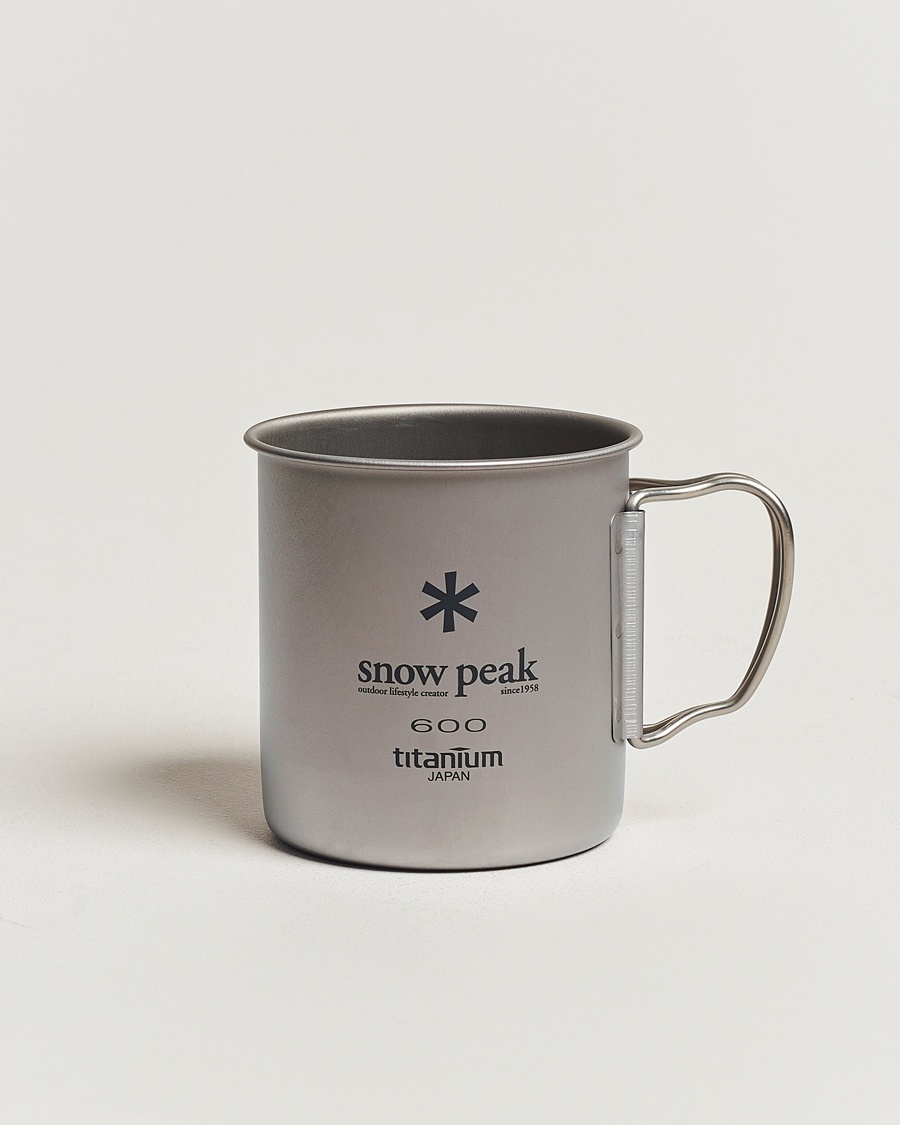 Snow Peak Single Wall Mug 600 Titanium – Grå