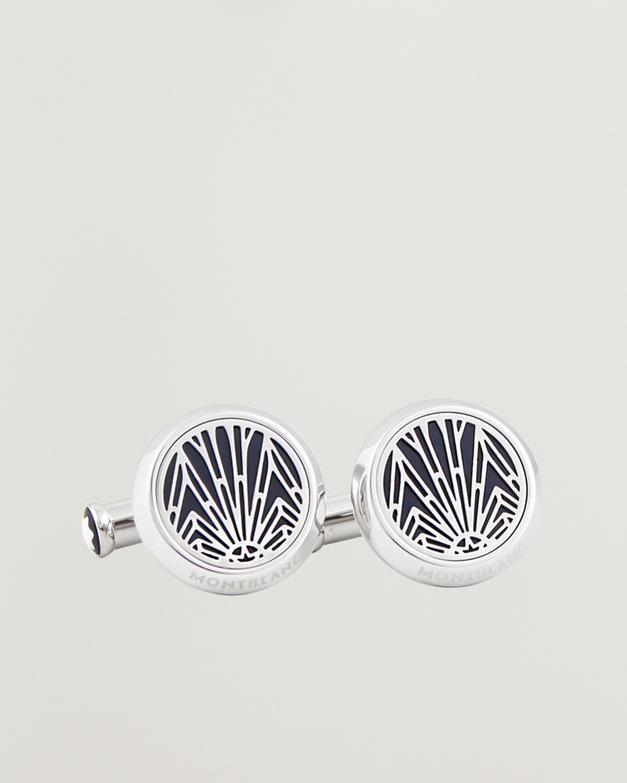 Montblanc Cufflinks Meisterstück The Origin Collection Blue – Blå
