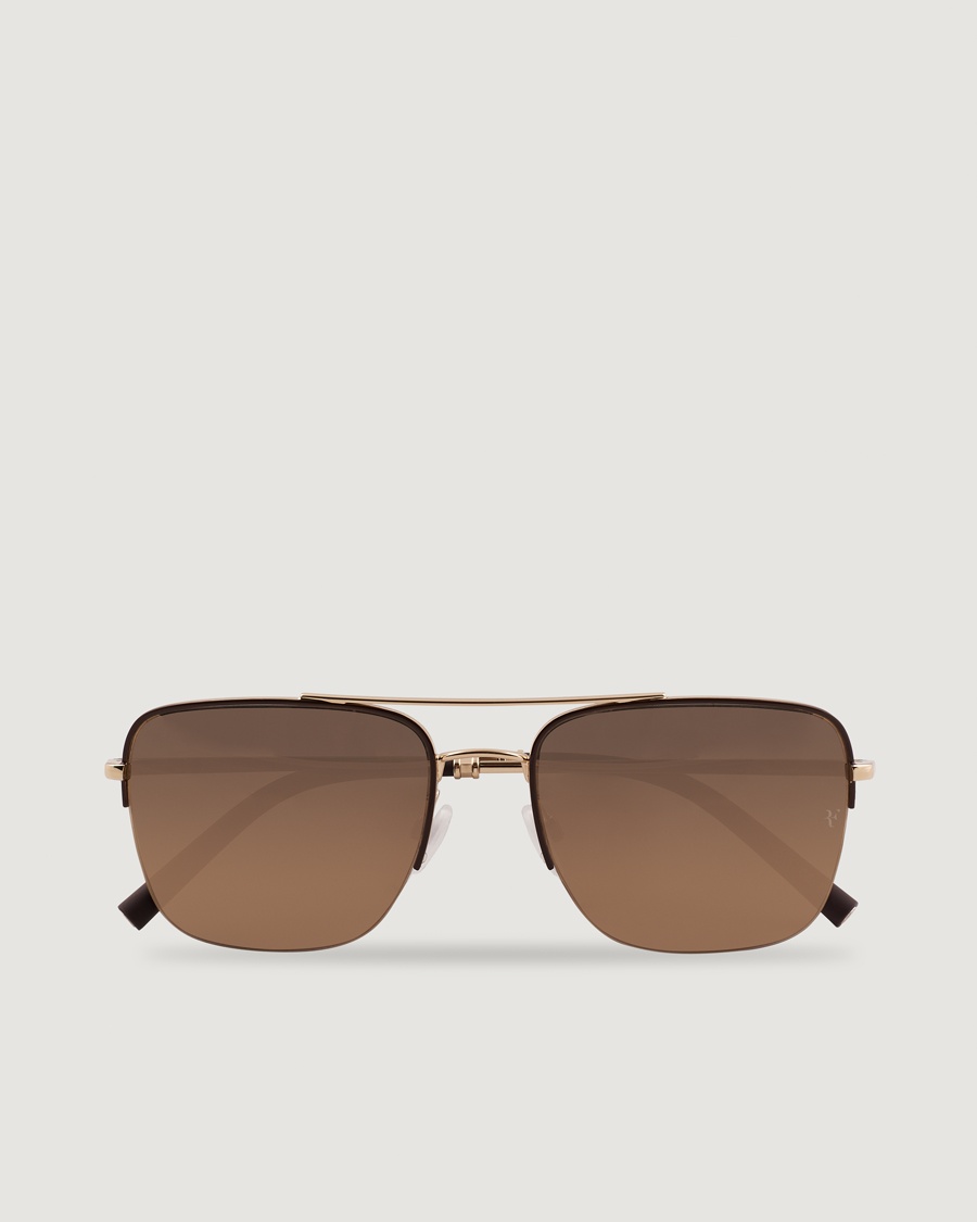 Oliver Peoples R-2 Sunglasses Umber/Gold – Brun