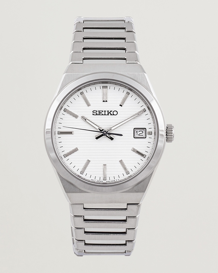 Herr | | Seiko | Sapphire 39mm Steel White Dial