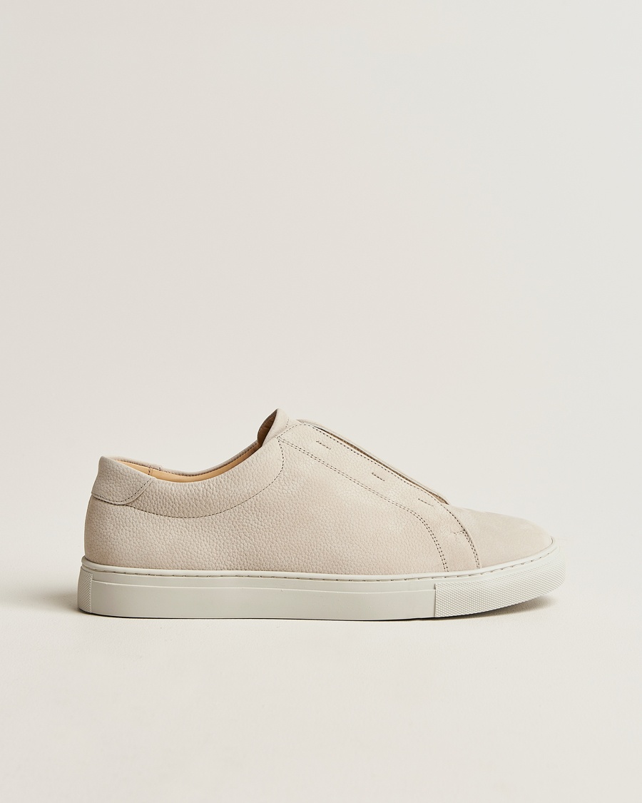 Myrqvist Alnö Sneakers Beige Nubuck – Vit