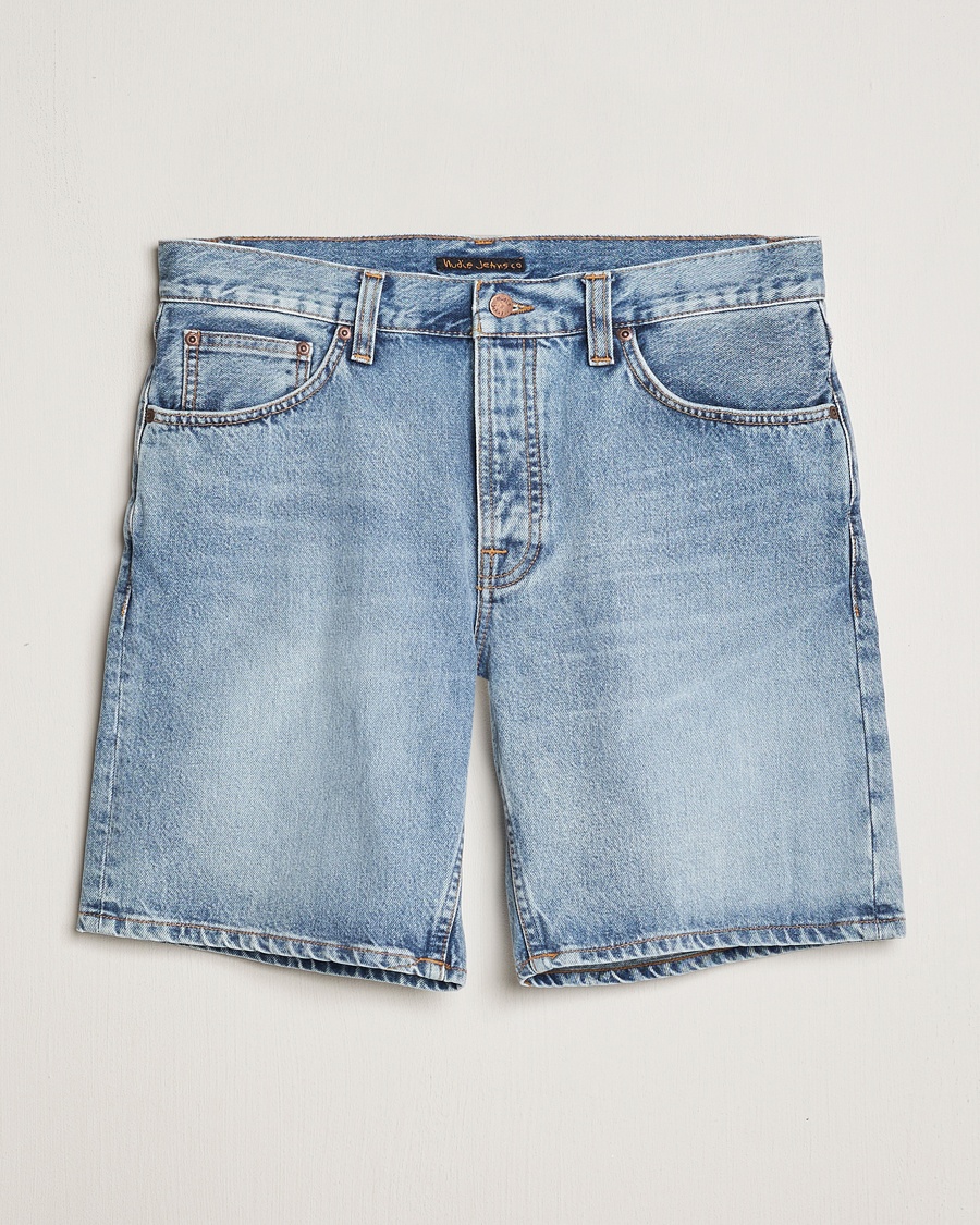 Herr | Shorts | Nudie Jeans | Seth Denim Shorts Sea Salt
