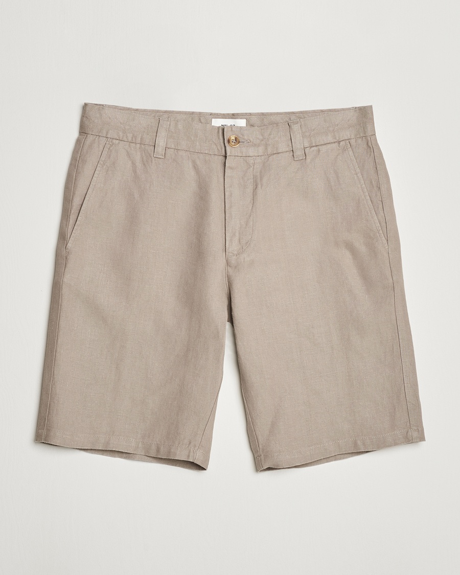 Herr | Business & Beyond - Casual | NN07 | Crown Linen Shorts Greige