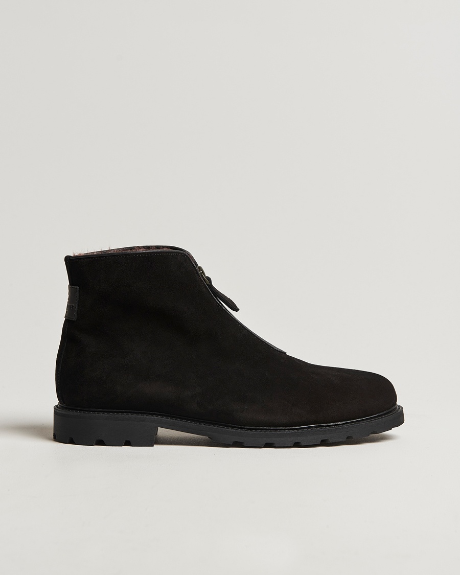 Herr | Svarta kängor | Ludwig Reiter | Après Ski Black Suede