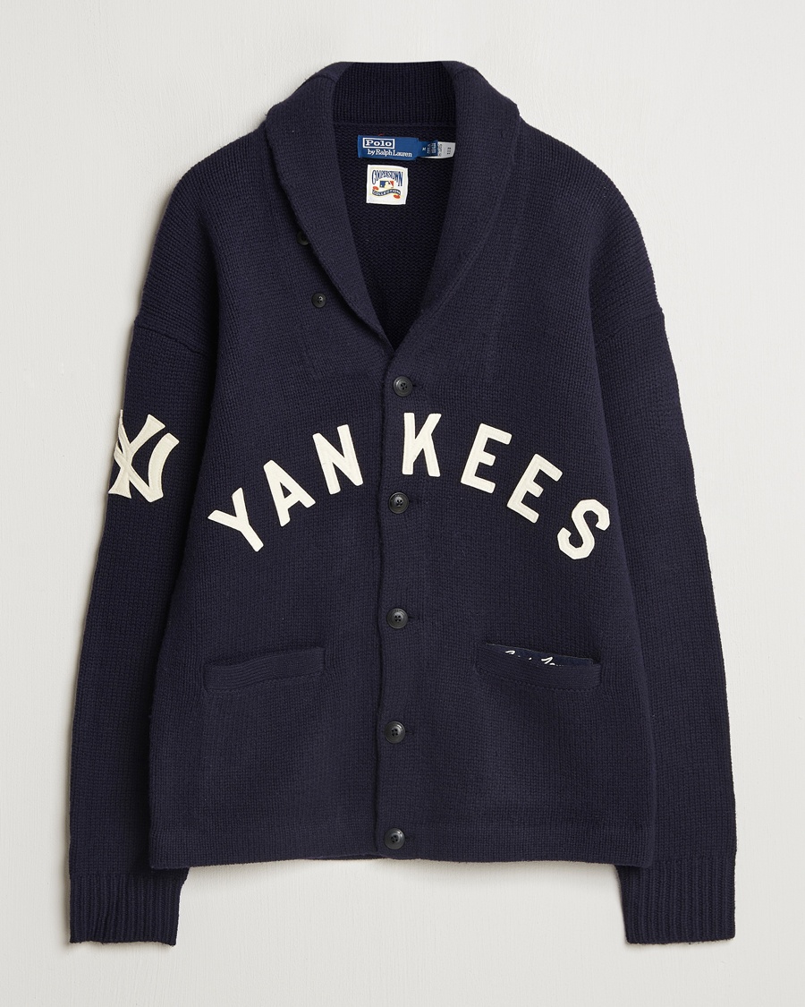 Herr | Cardigans | Polo Ralph Lauren | MLB Yankees Cardigan Aviator Navy Combo