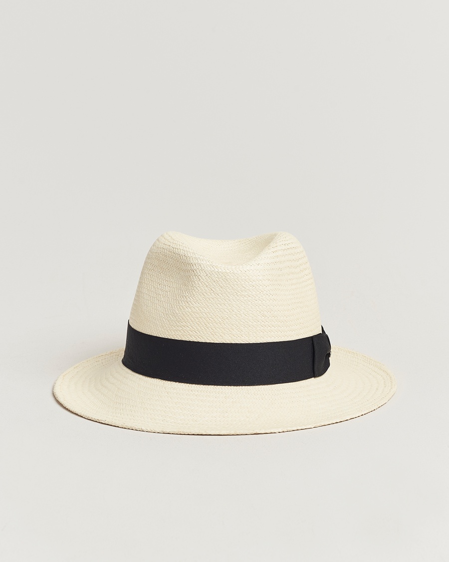 Wigéns Panama Hat White/Black – Vit