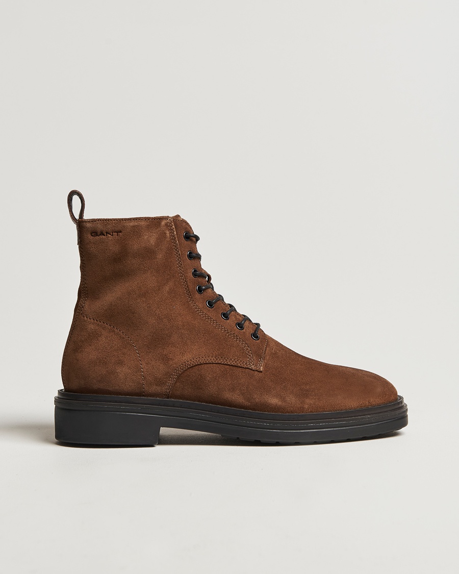Herr | Vinterskor | GANT | Boggar Suede Boot Warm Khaki
