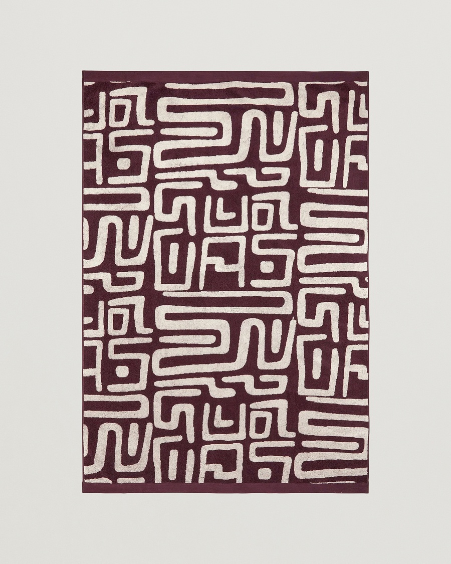 OAS Kalahara Towel Brown/Beige – Flerfärgad