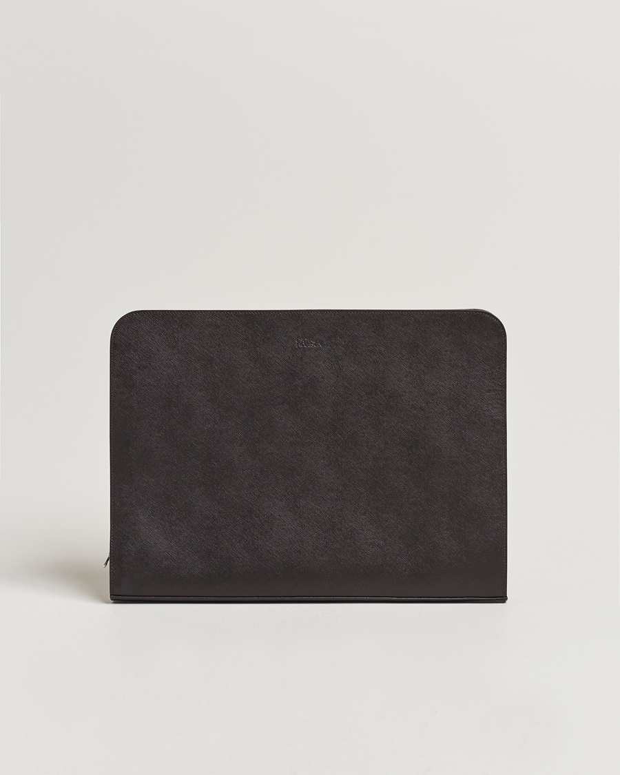 Herr | Portföljer | Oscar Jacobson | Laptop Leather Holder Forastero Brown
