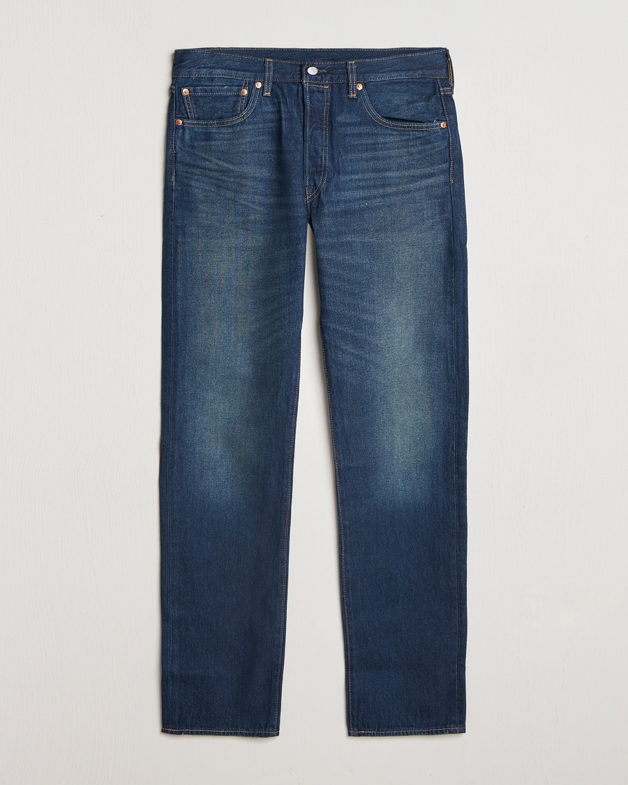 Levi's 501 Original Jeans On The Borderline – Blå