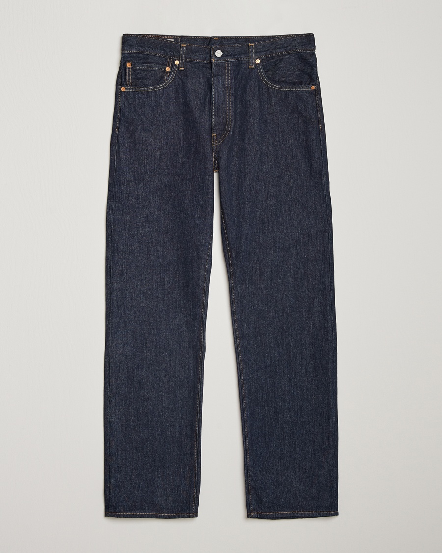 Levi's 555 Relaxed Straight Jeans Welcome To The Game, Herr, Relaxed fit, Blå, Storlek W33L32