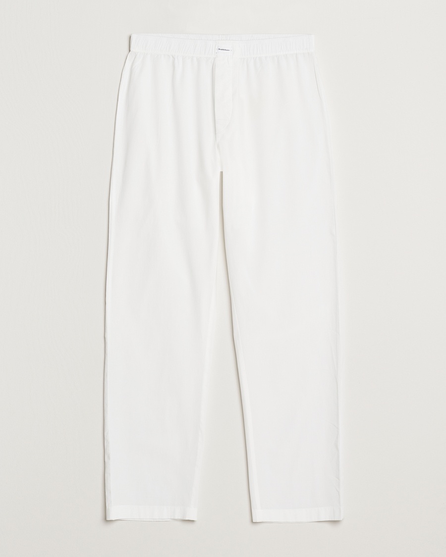Bread & Boxers Woven Pyjama Pant White – Vit