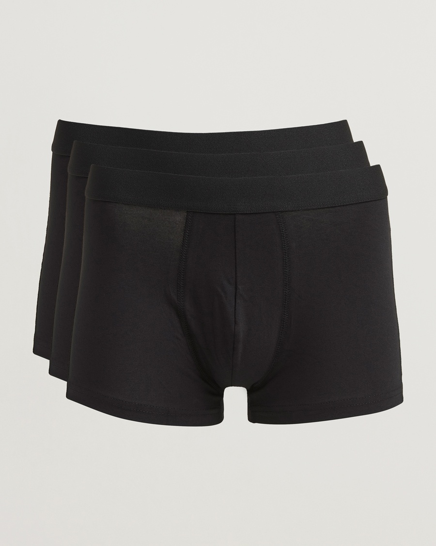 Bread & Boxers 3-Pack Trunk Black – Svart