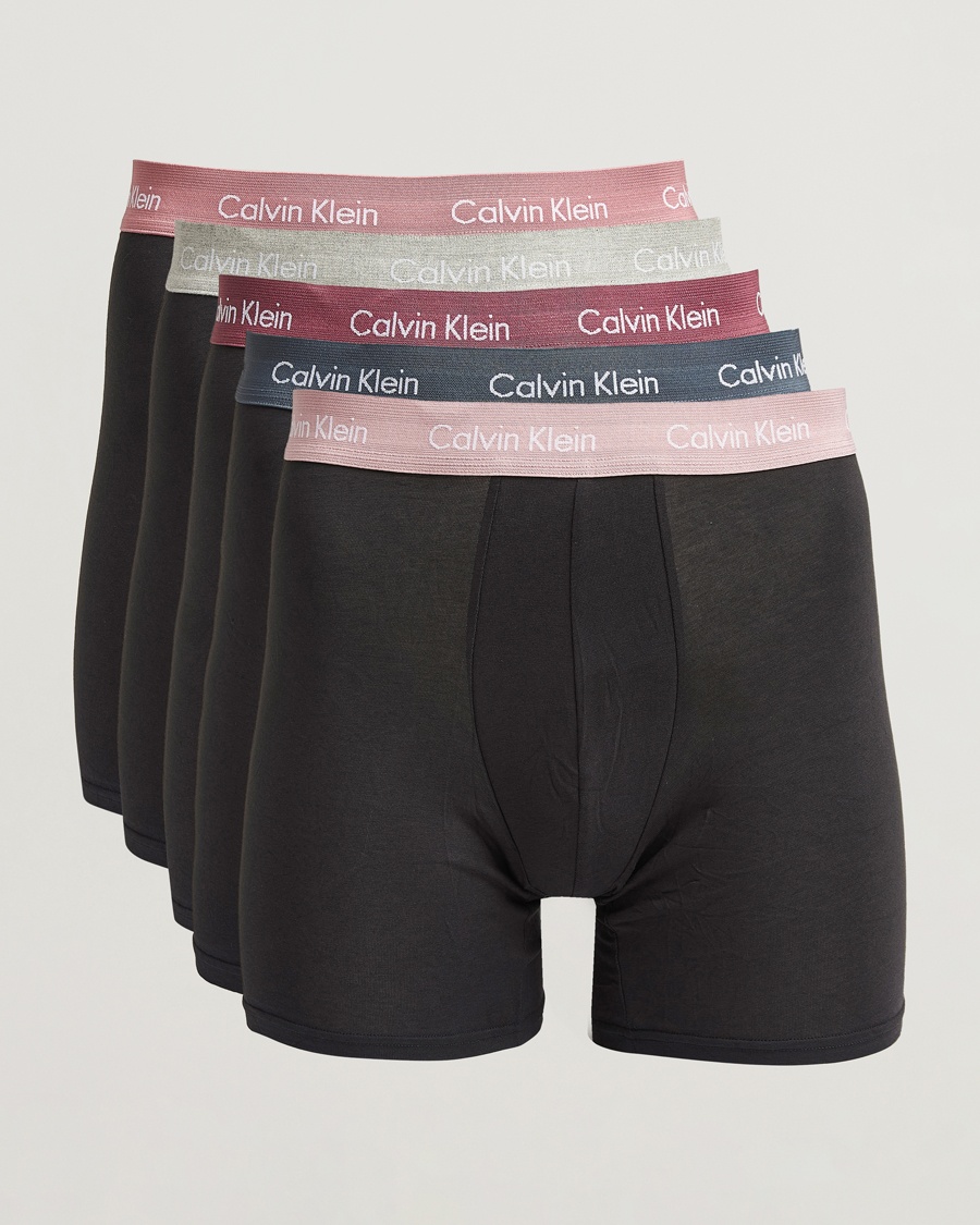 Herr | Calvin Klein | Calvin Klein | Cotton Stretch 5-Pack Boxer Brief Black