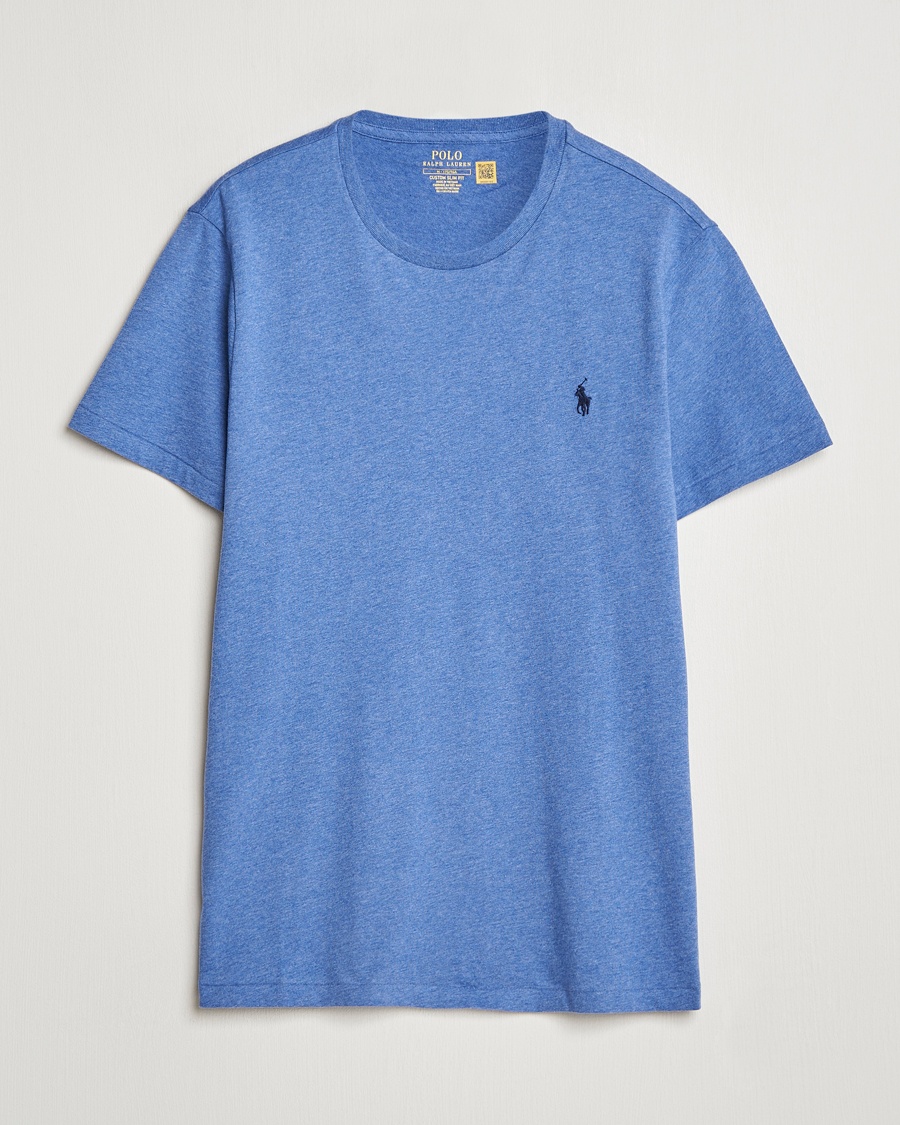 Herr | T-Shirts | Polo Ralph Lauren | Crew Neck T-Shirt Faded Royal Heahter