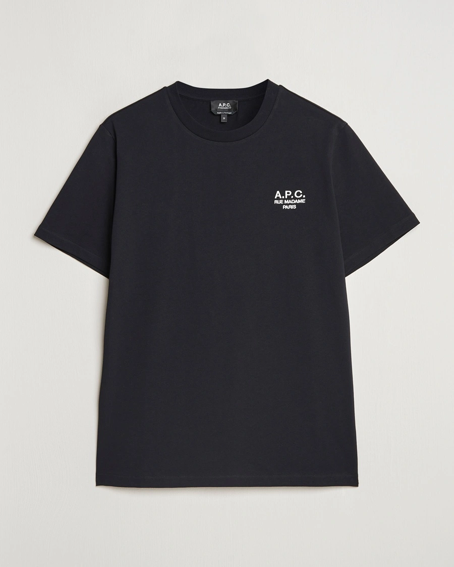 Herr | Kortärmade t-shirts | A.P.C. | Rue Madame T-Shirt Black/White