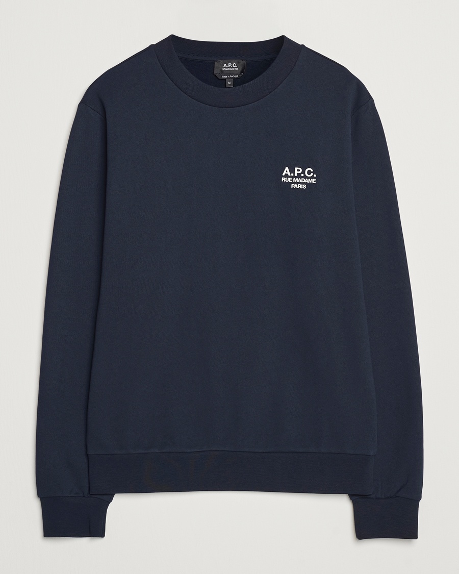 Herr | | A.P.C. | Rue Madame Sweatshirt Dark Navy