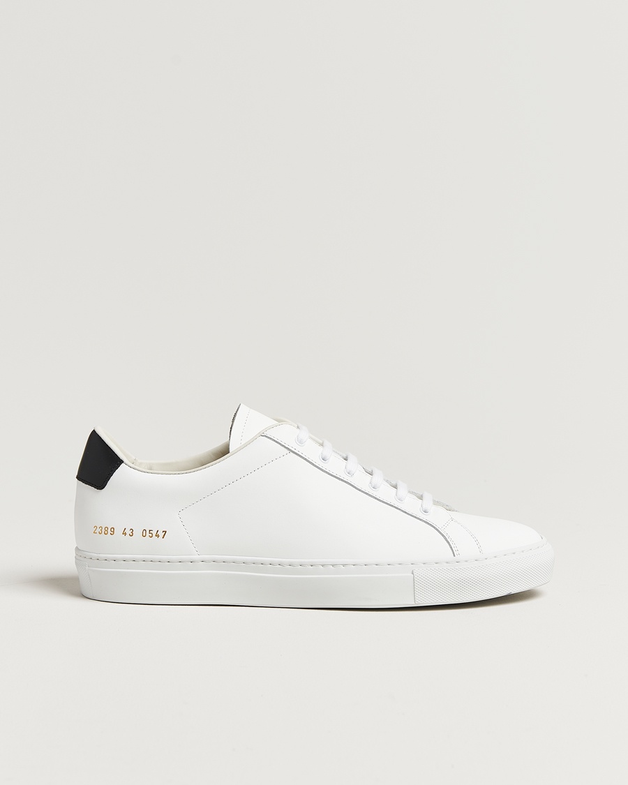 Herr | | Common Projects | Retro Classic Leather Sneaker White/Black