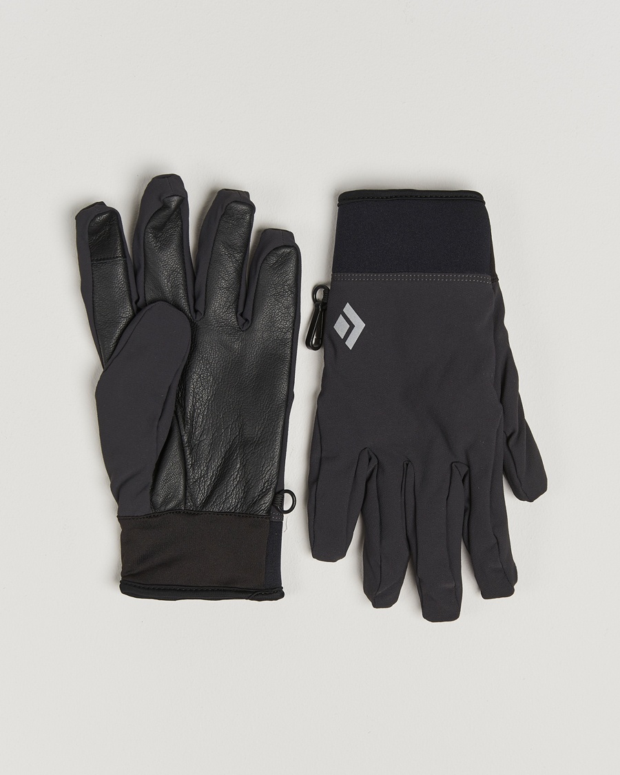 Black Diamond Midweight Softshell Gloves Smoke – Grå