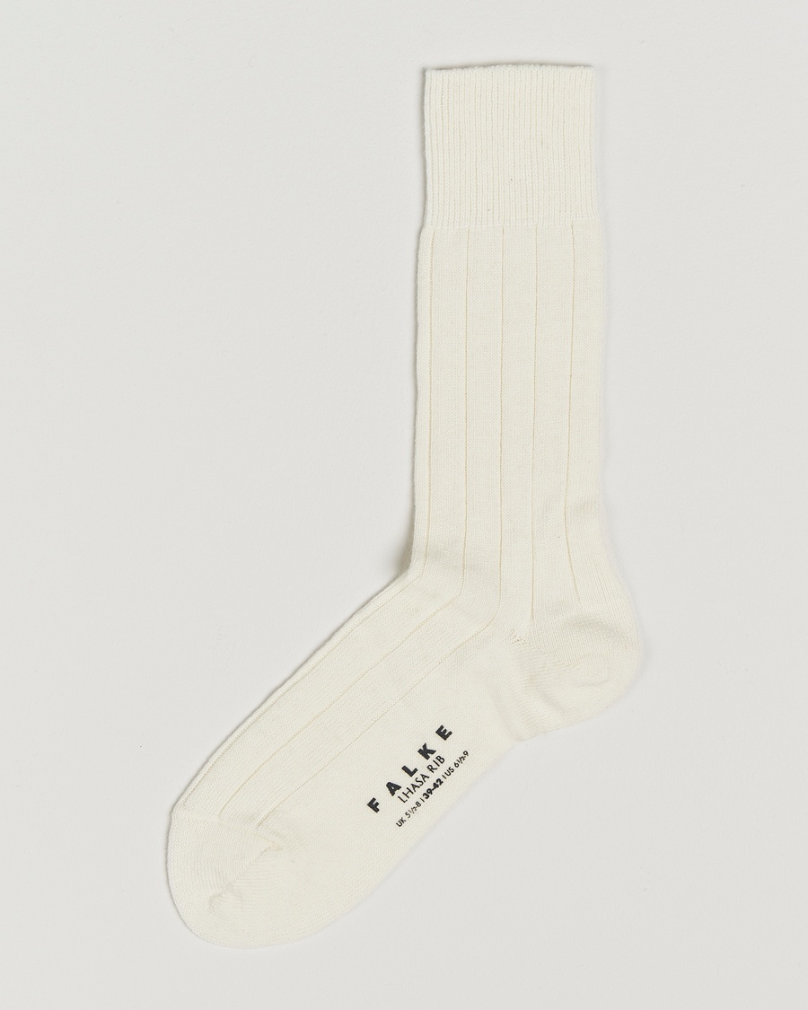 Falke Lhasa Cashmere Socks Off White – Vit