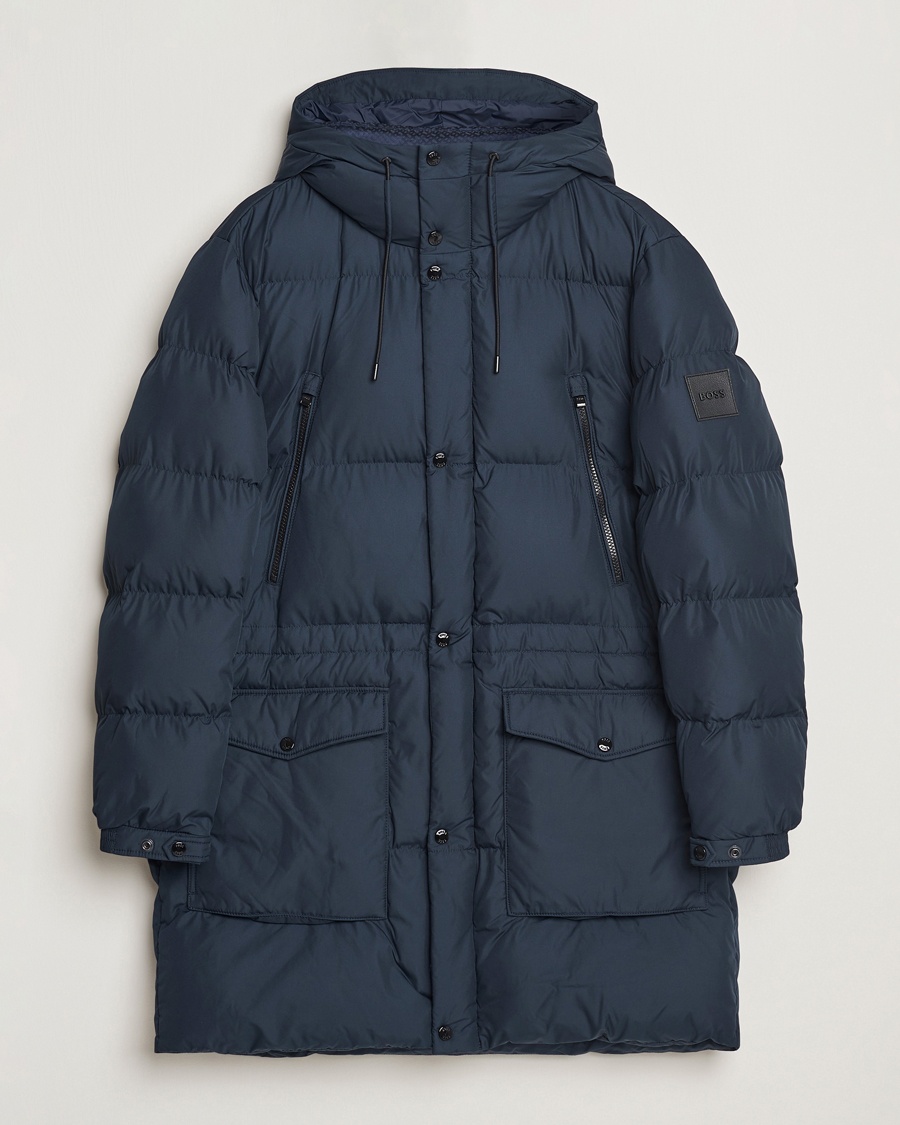 Herr | Vinterjackor | BOSS BLACK | Condolo Puffer Parka Dark Blue