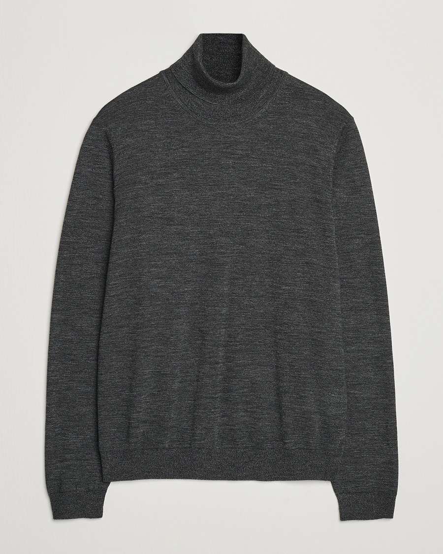 Herr | Realisation | BOSS BLACK | Musso Merino Knitted Polo Black