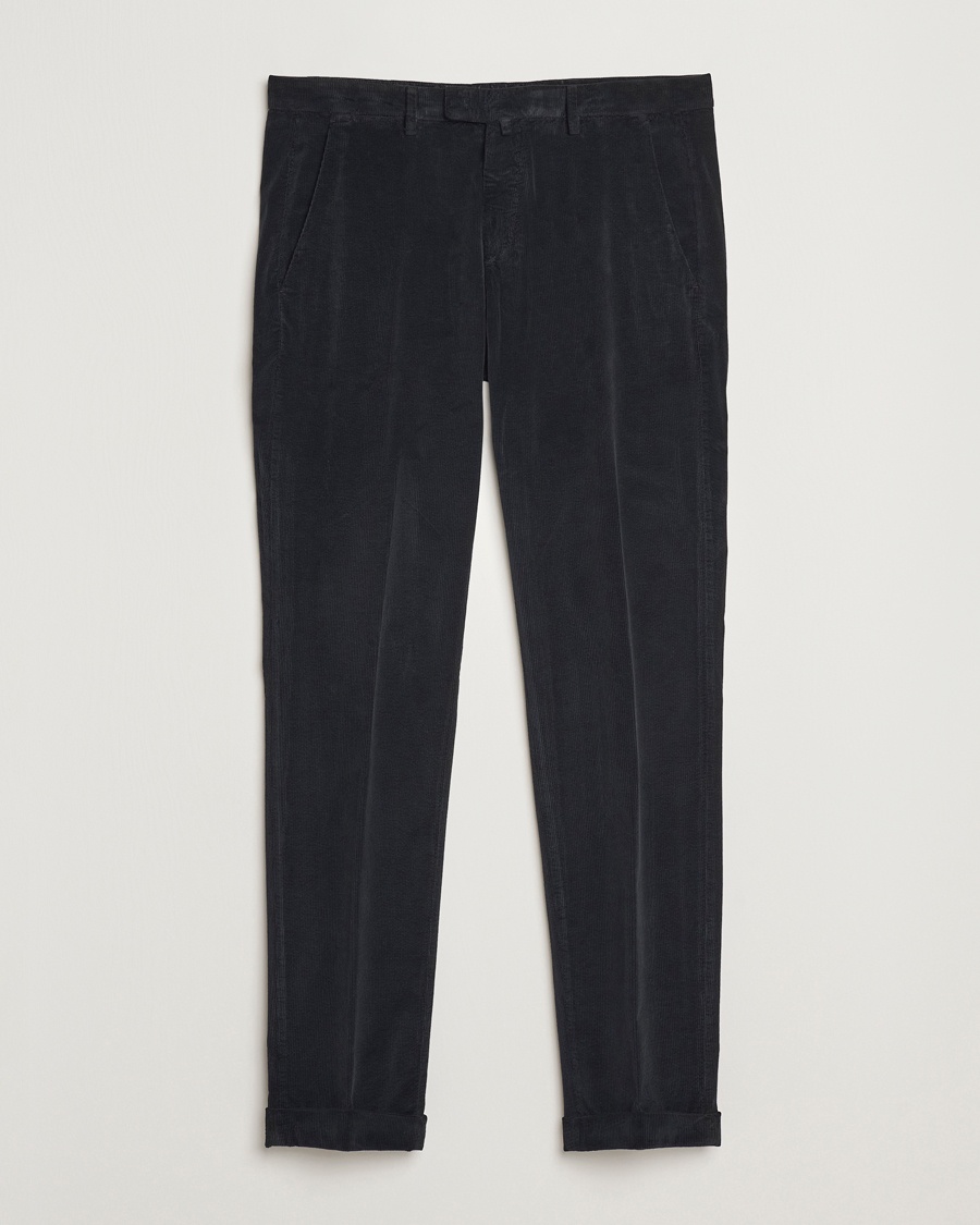 Briglia 1949 Slim Fit Corduroy Trousers Black