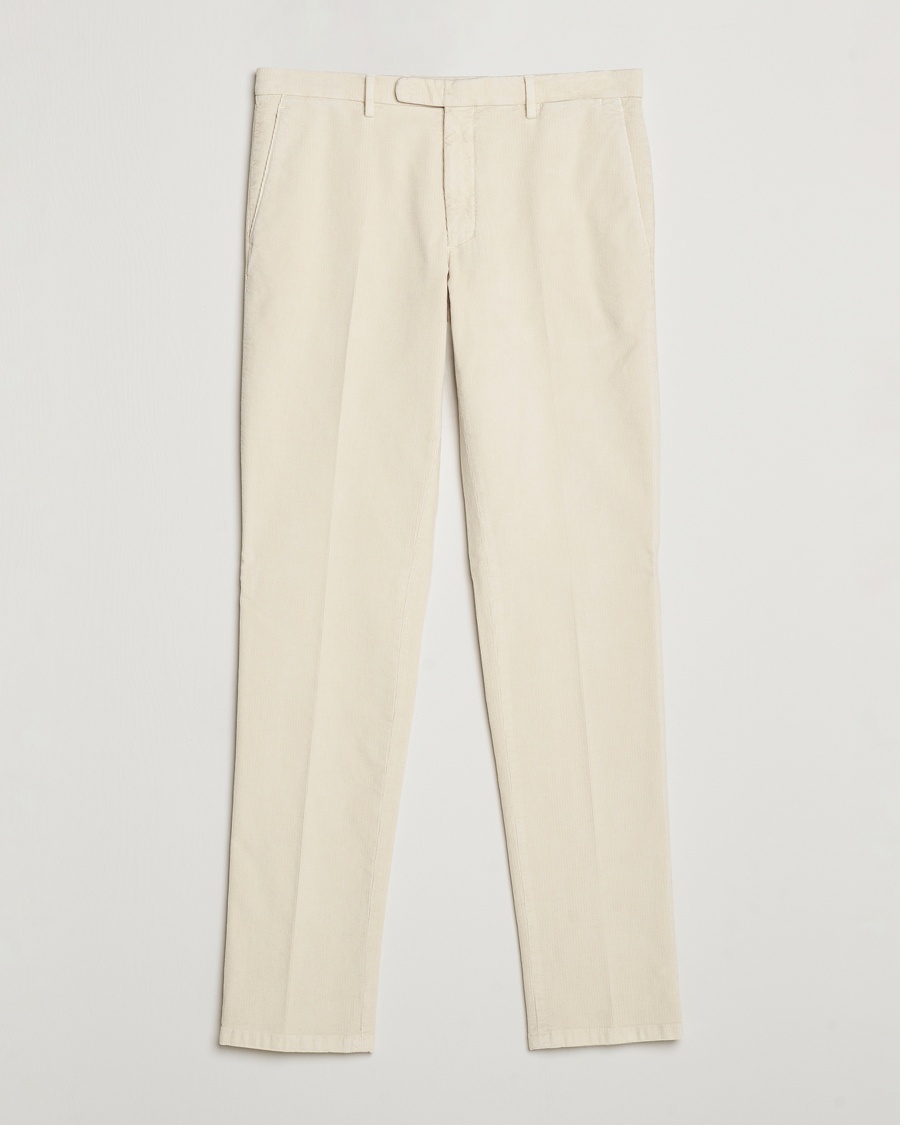 Herr | | Boglioli | Corduroy Trousers Off White
