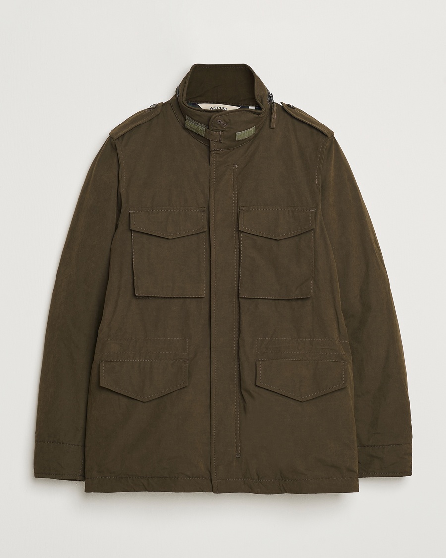 Herr | Realisation | Aspesi | Cotton Field Jacket Military