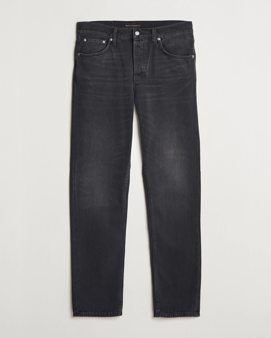 Nudie Jeans Steady Eddie II Jeans Black Change – Svart