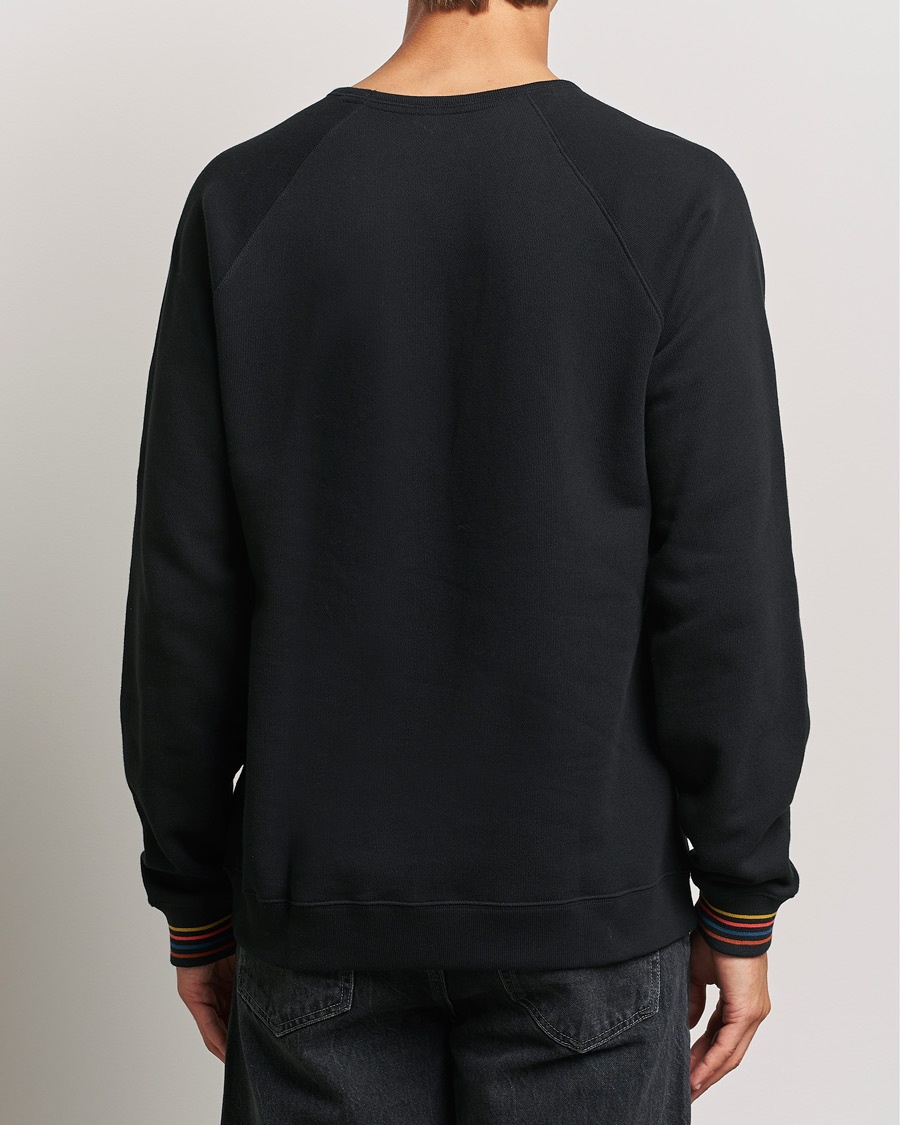Paul Smith Artist Rib Crew Neck Sweatshirt Black, Herr, Sweatshirt, Svart, Storlek S