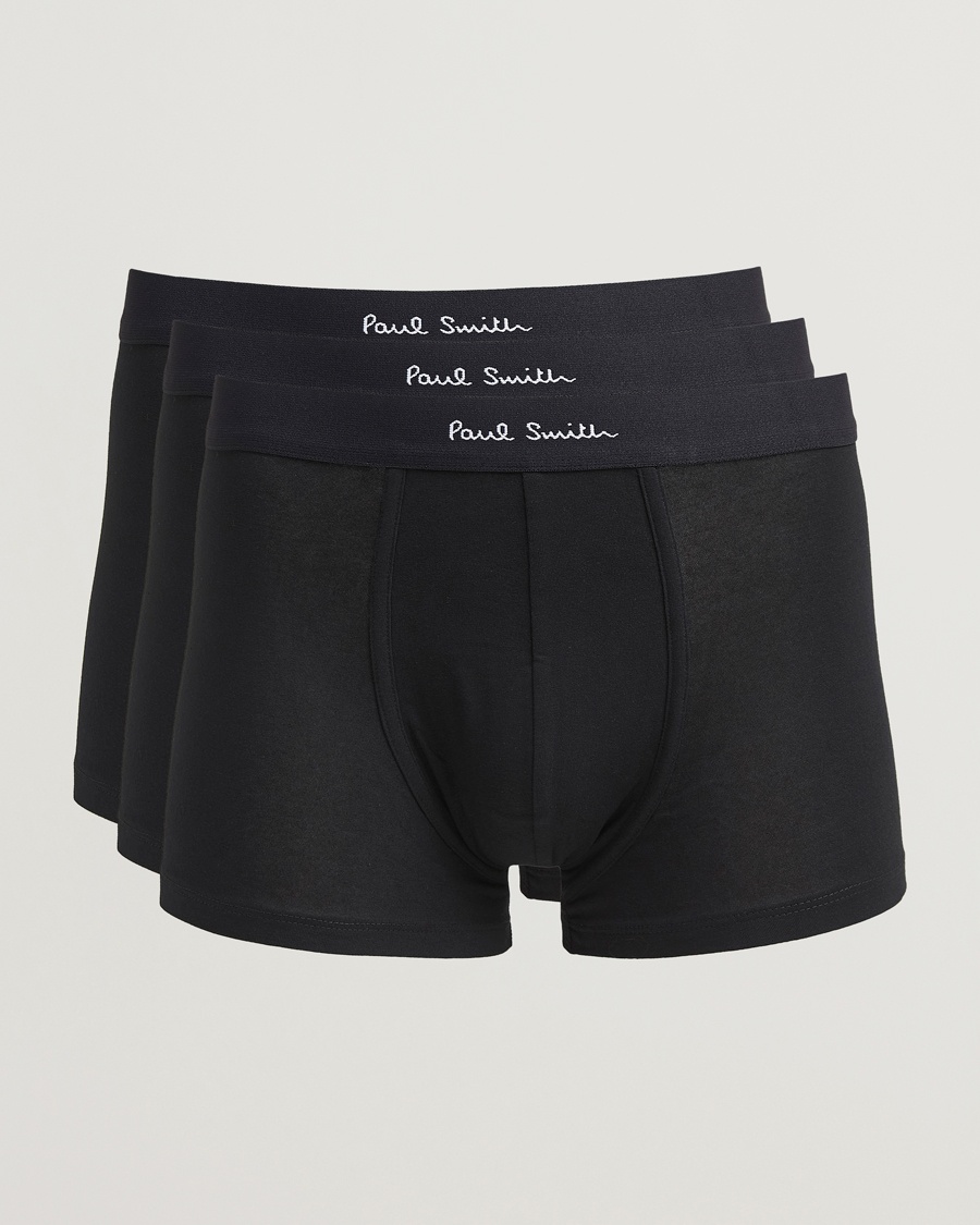 Paul Smith 3-Pack Trunk Black – Svart