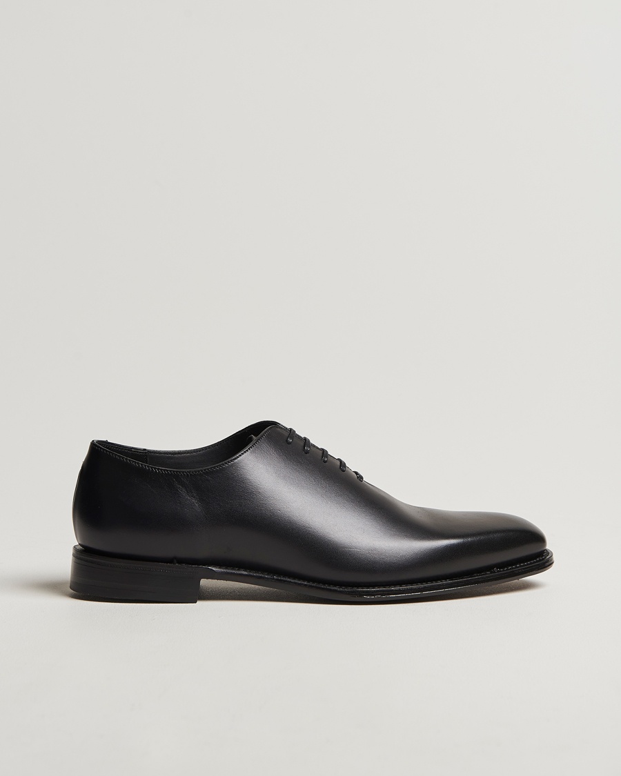 Loake 1880 Wholebury Wholecut Oxford Black Calf – Svart