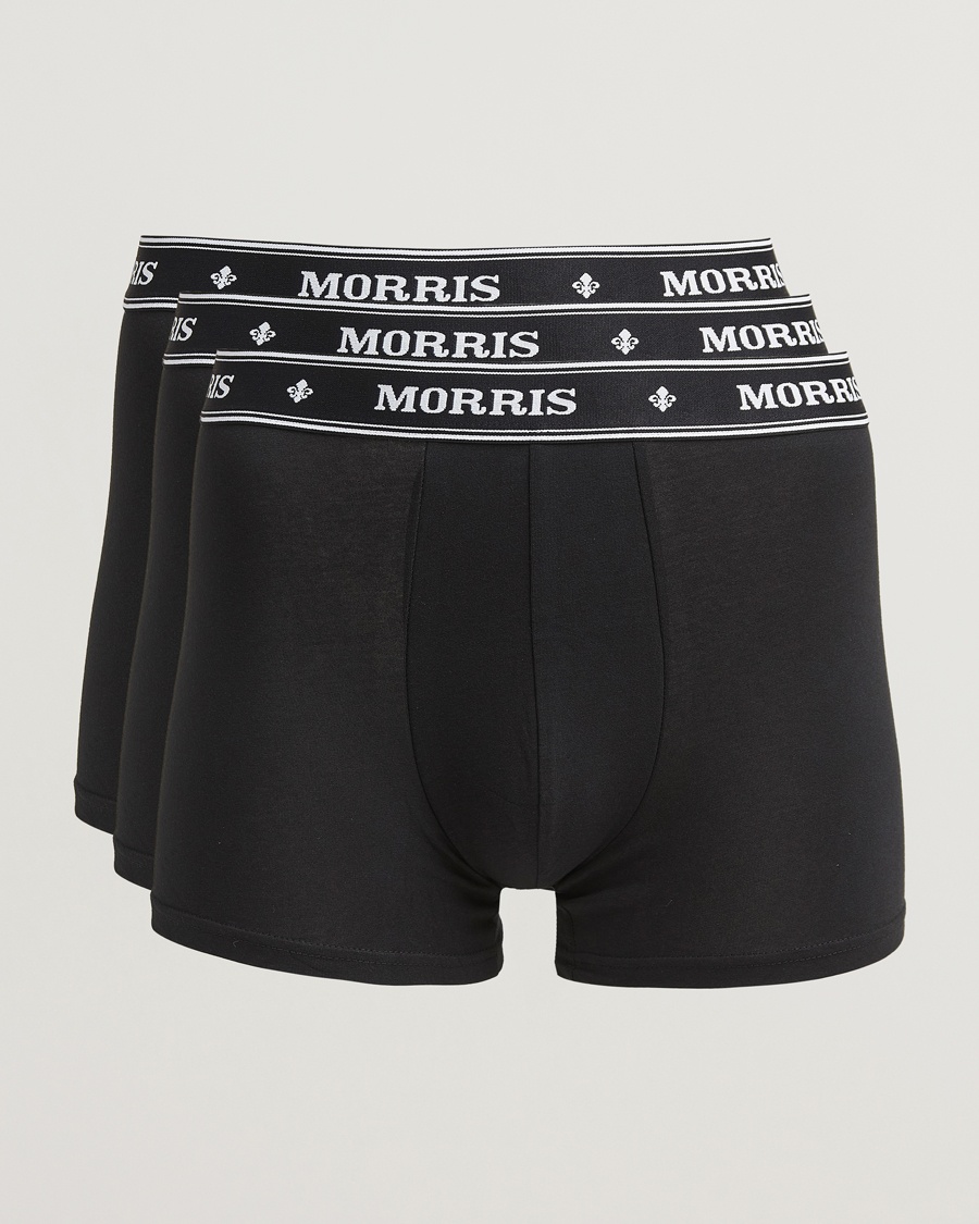 Herr | Tillfälligt säsongserbjudande | Morris | 3-Pack Boxer Briefs Black