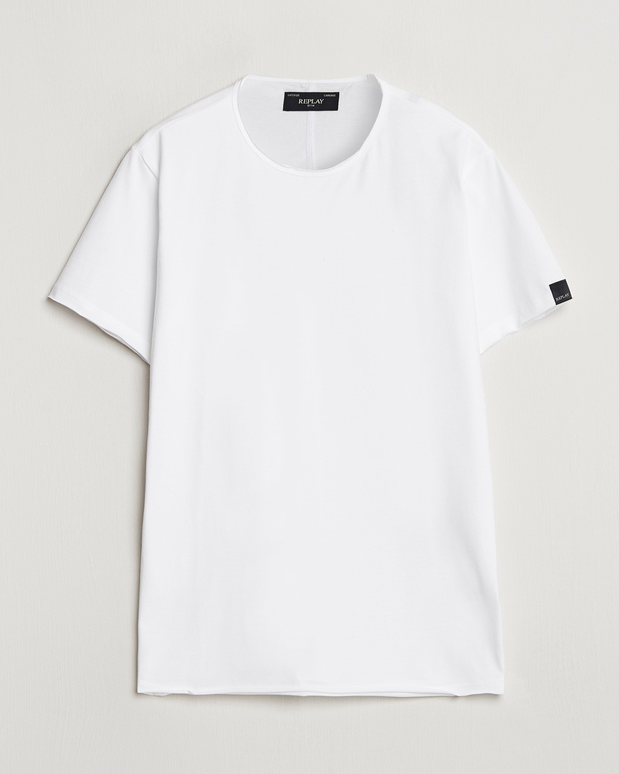 Replay Crew Neck T-Shirt White – Vit