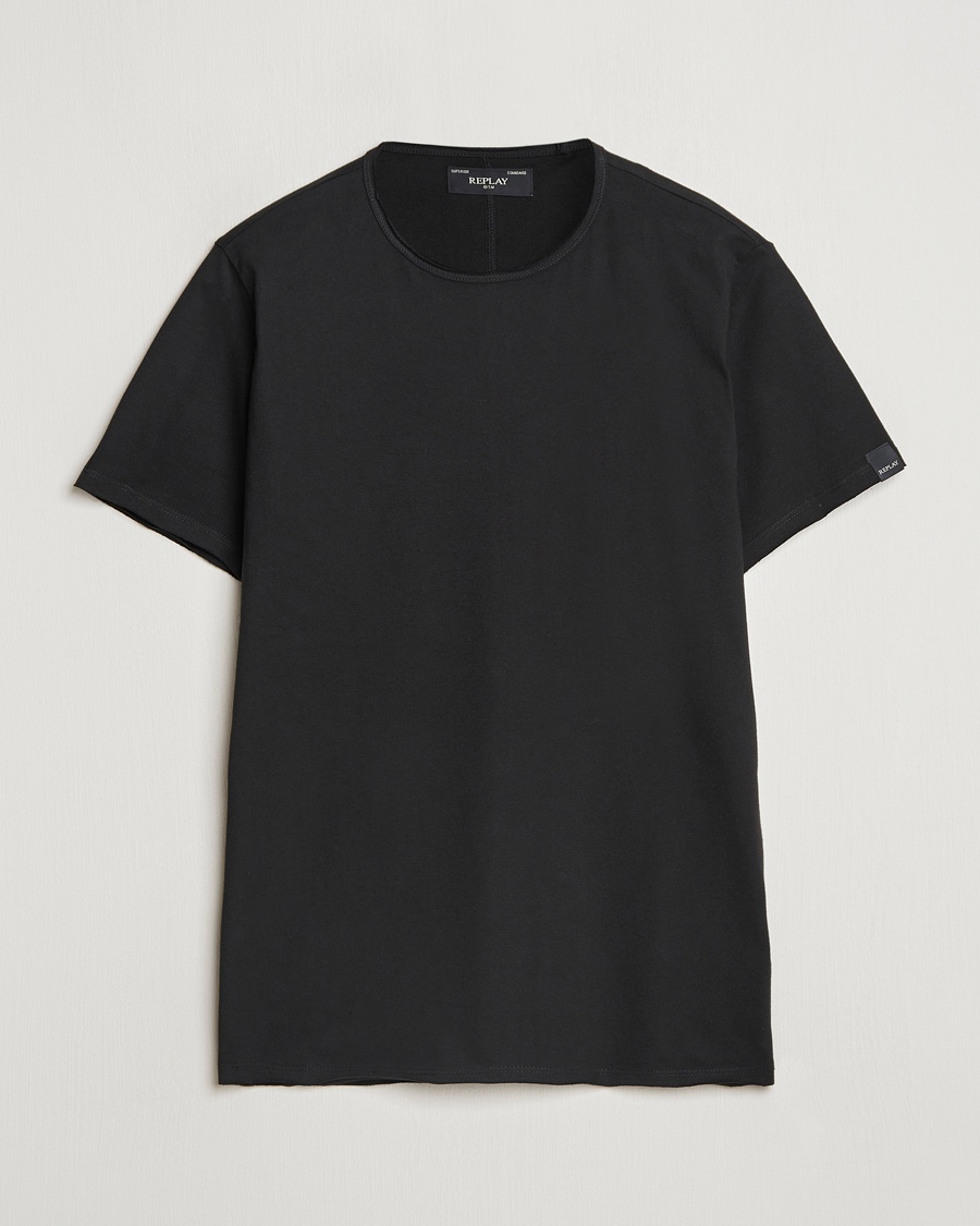 Replay Crew Neck T-Shirt Black – Svart