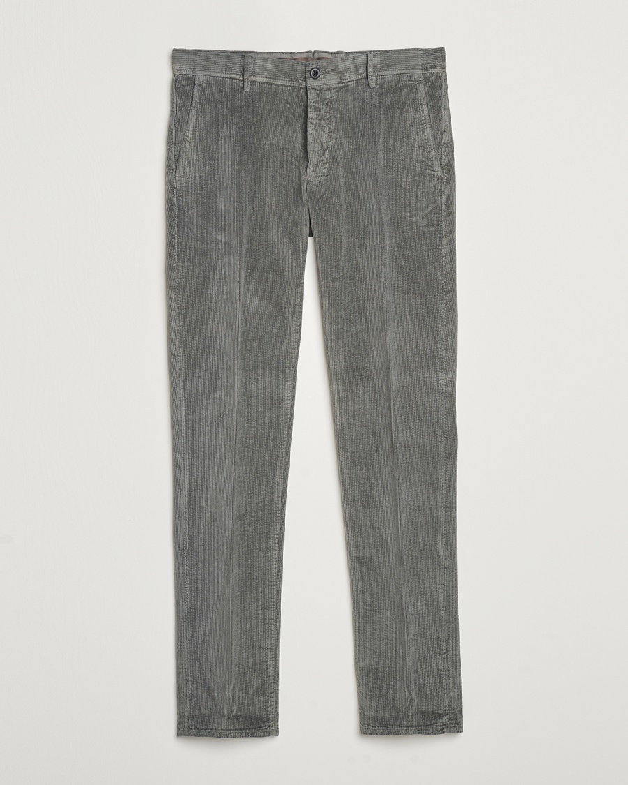 Herr | Kläder | Incotex | Slim Fit Leisure Cord Slacks Grey