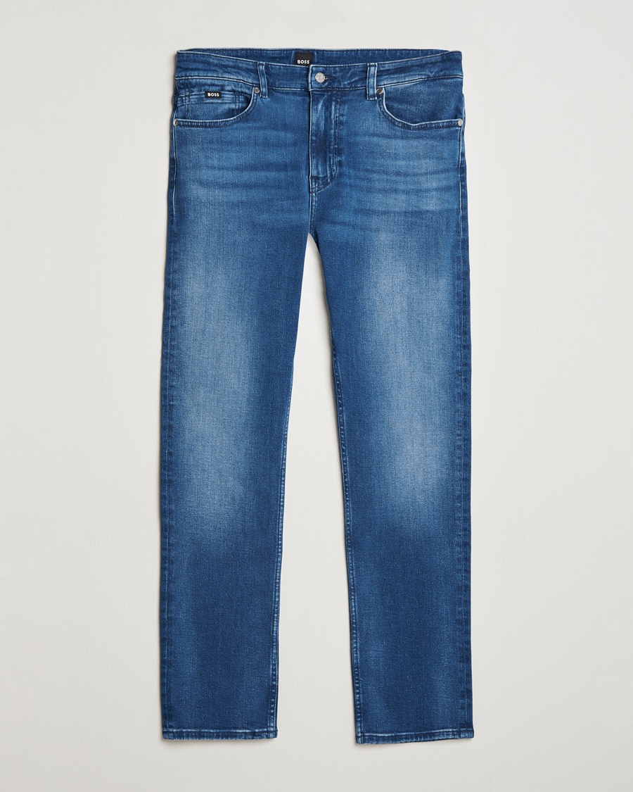 BOSS BLACK Delaware Jeans Blue – Blå