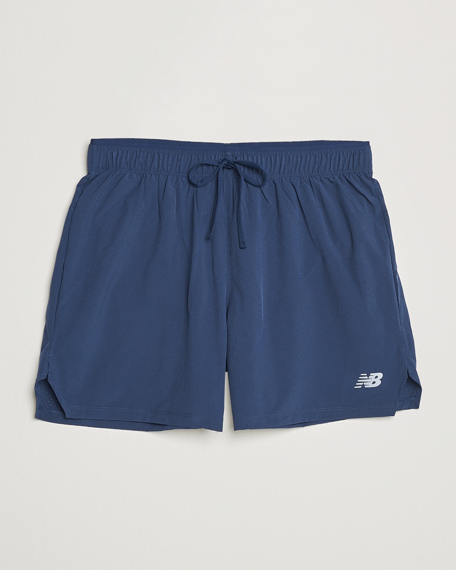 Herr | Shorts | New Balance Running | Athletics 5 Run Shorts Navy