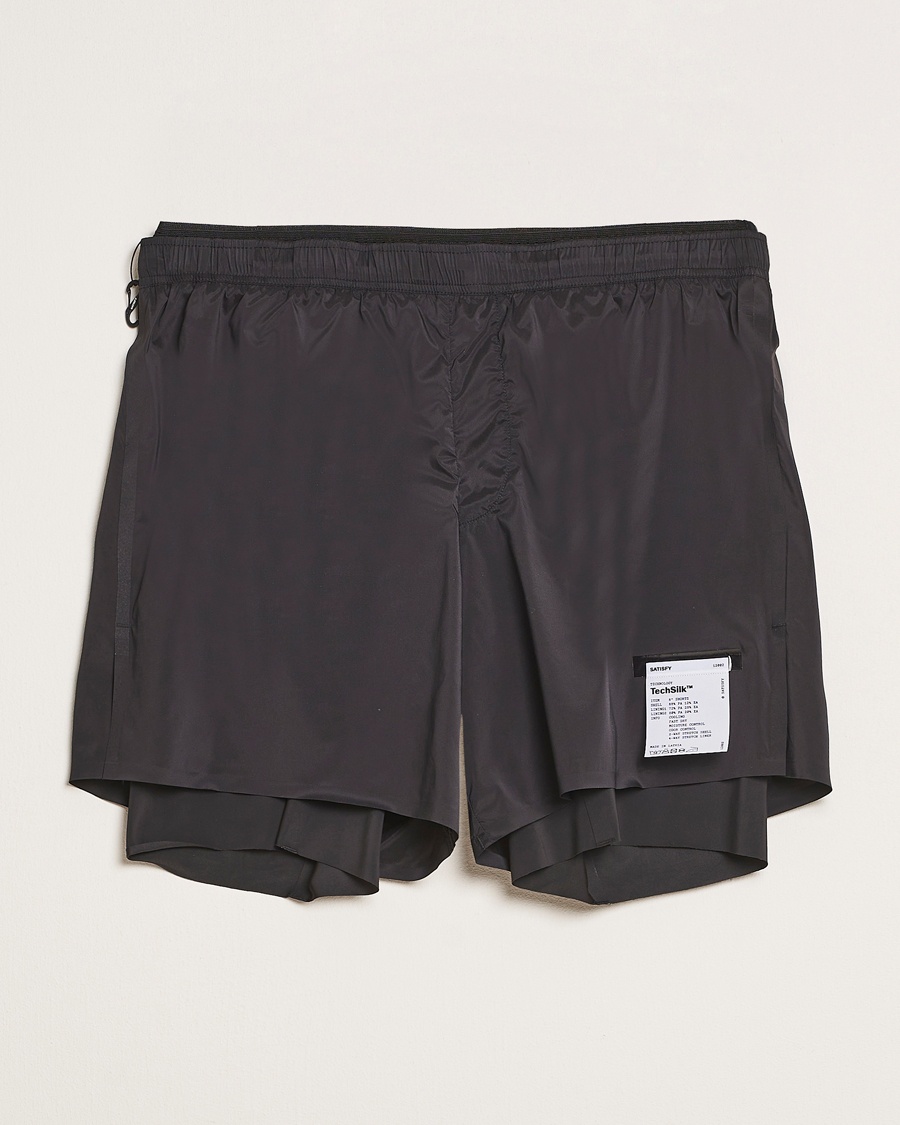 Herr | Shorts | Satisfy | TechSilk 8 Inch Shorts Black