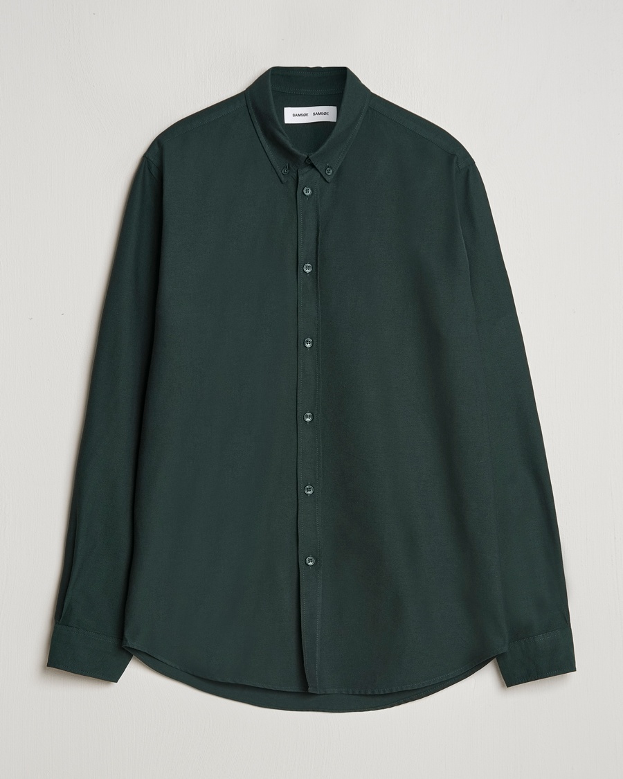 Herr | Samsøe Samsøe | Samsøe Samsøe | Saliam Oxford Shirt Darkest Spruce