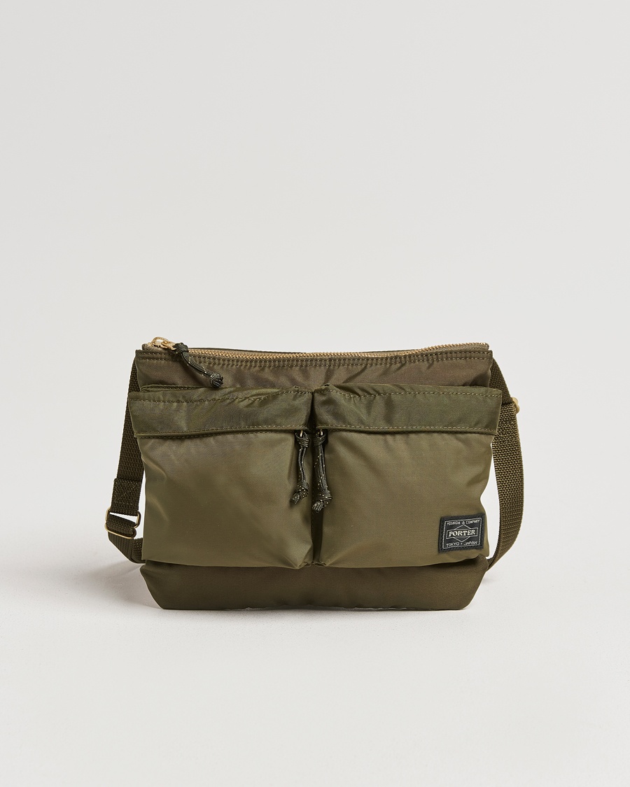 Porter-Yoshida & Co. Force Small Shoulder Bag Olive Drab – Grön