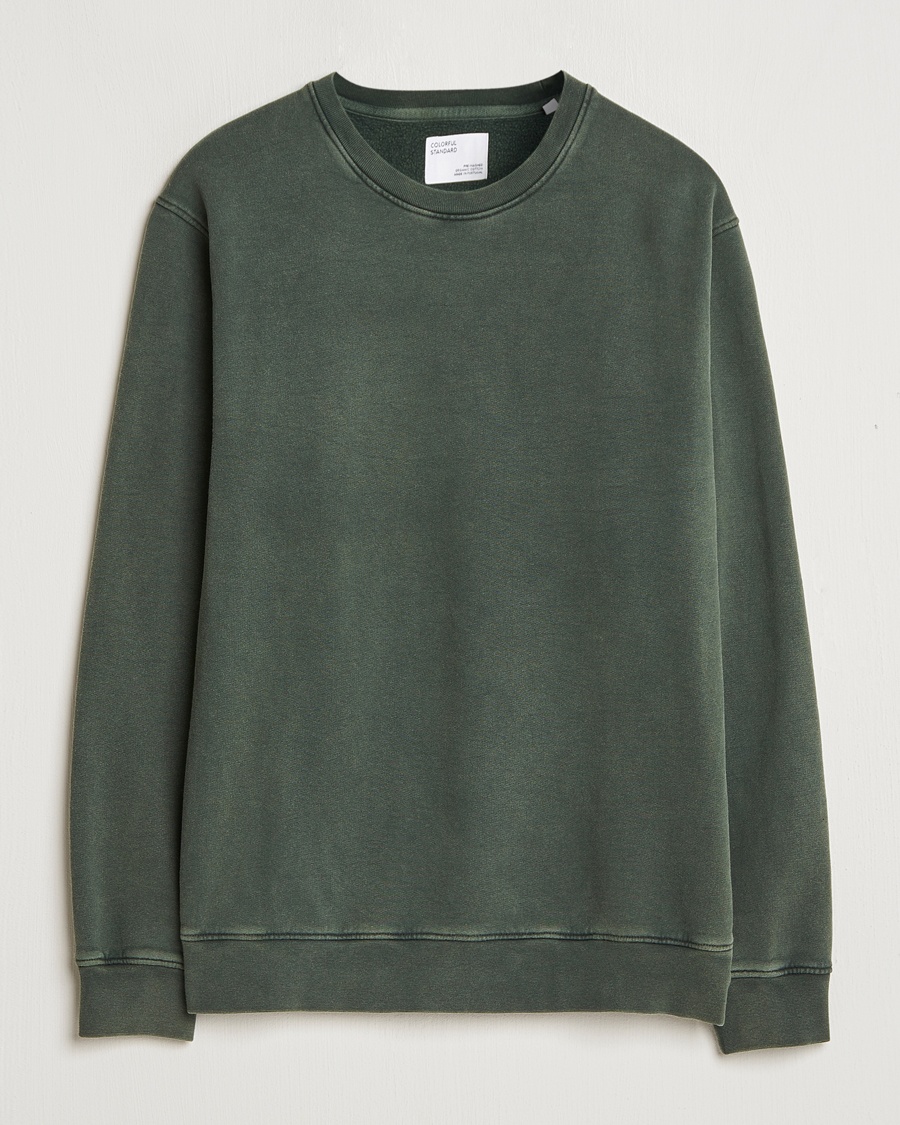 Herr | | Colorful Standard | Classic Organic Crew Neck Sweat Midnight Forest