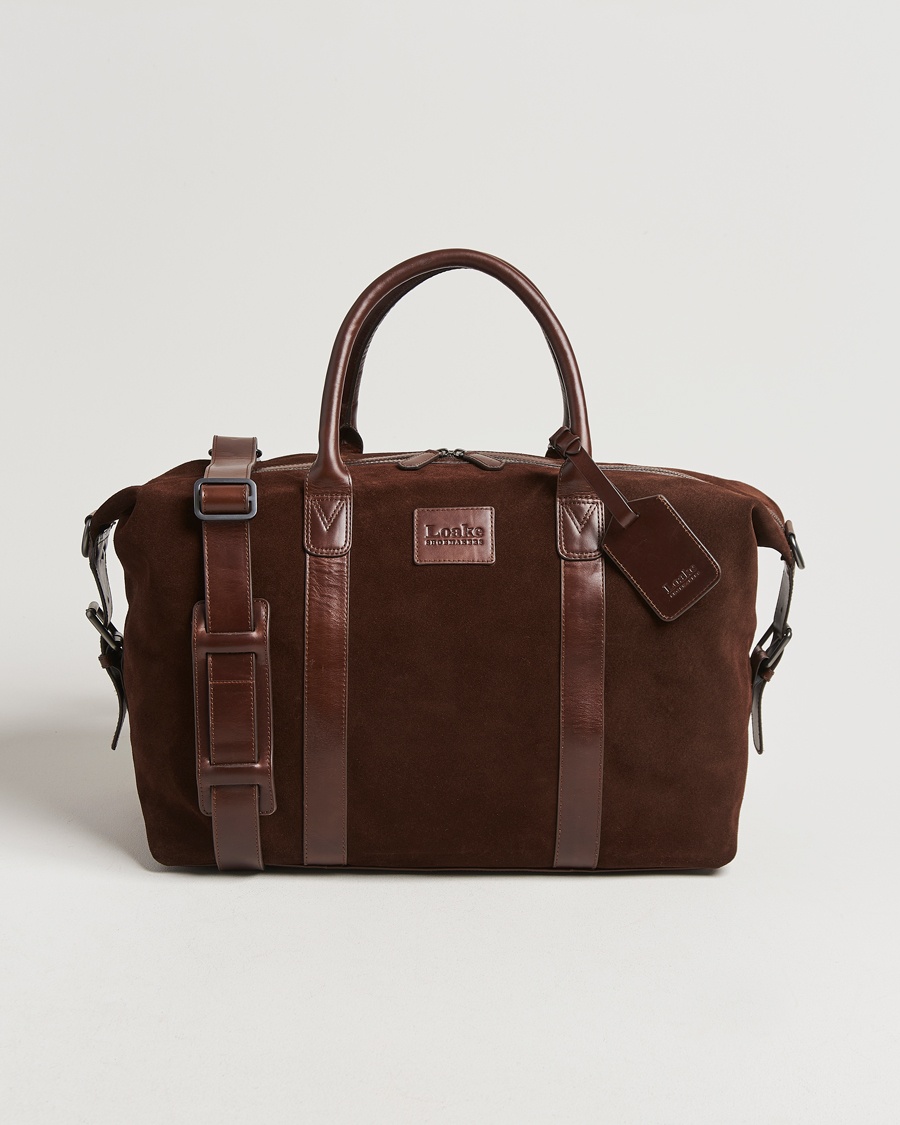 Loake Shoemakers Balmoral Suede Weekendbag Polo – Brun