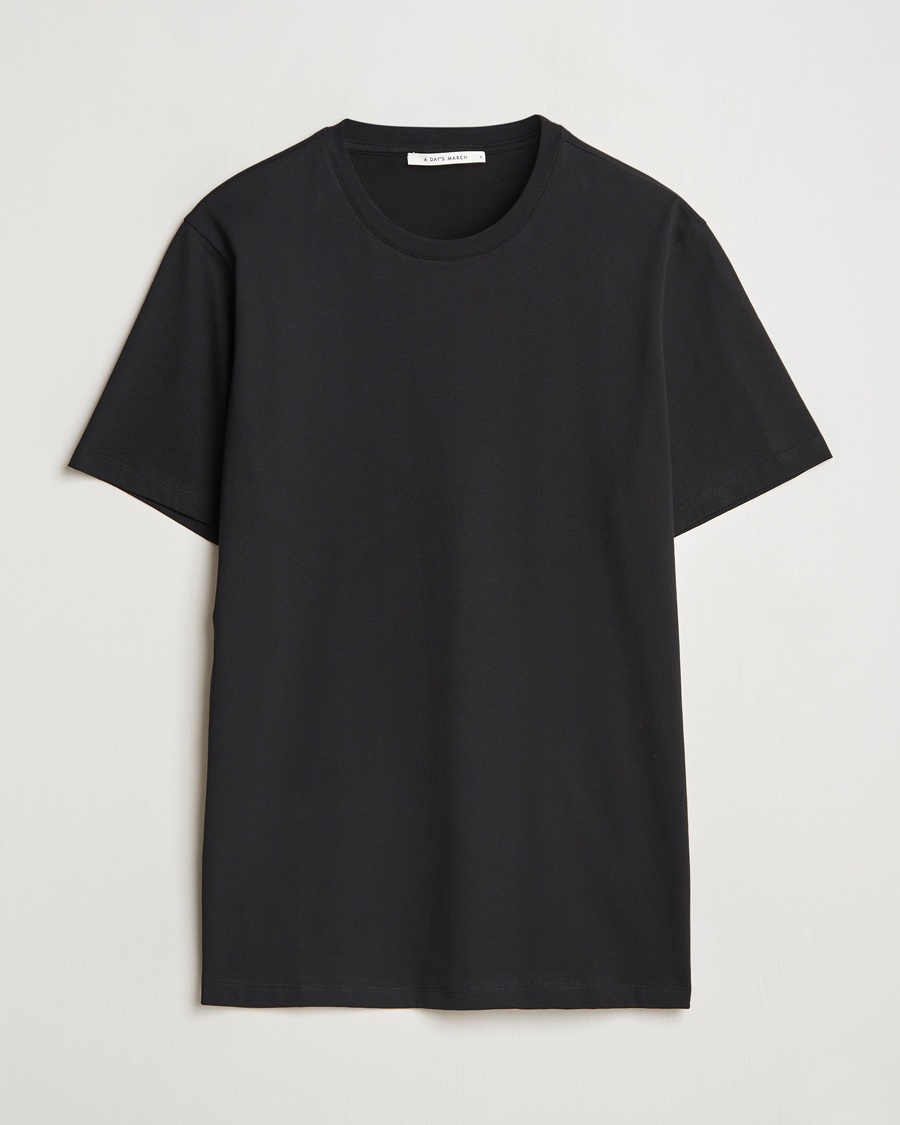 A Day's March Midweight T-Shirt Black – Svart