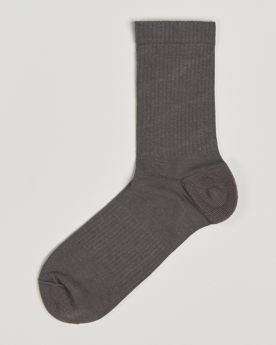 Sweyd Crew Cotton Socks Grey – Grå
