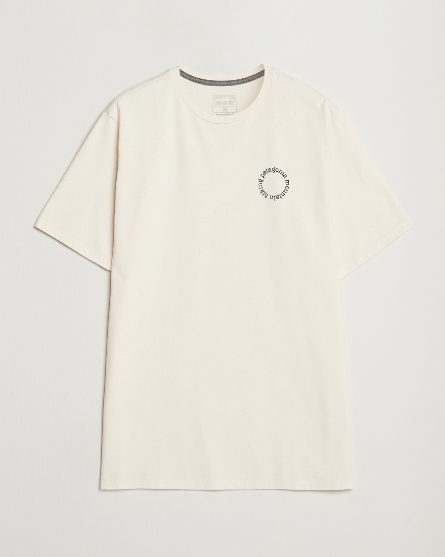 Herr | Patagonia | Patagonia | Spoke Stencil Responsibili T-Shirt Birch White