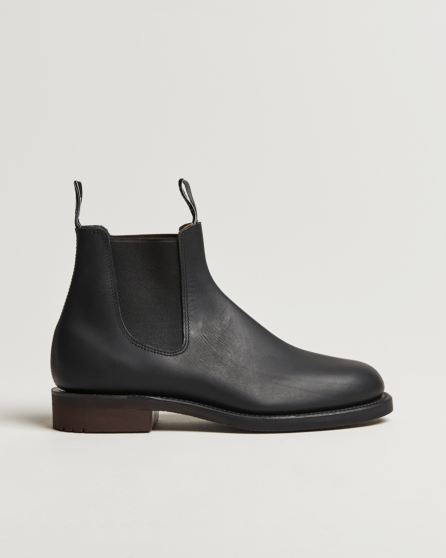 Herr | Svarta kängor | R.M.Williams | Gardener G Boot Greasy Kip Black